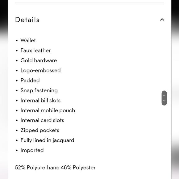 Michael Kors Logo Embossed Faux Leather Wallet - Picture 7 of 11